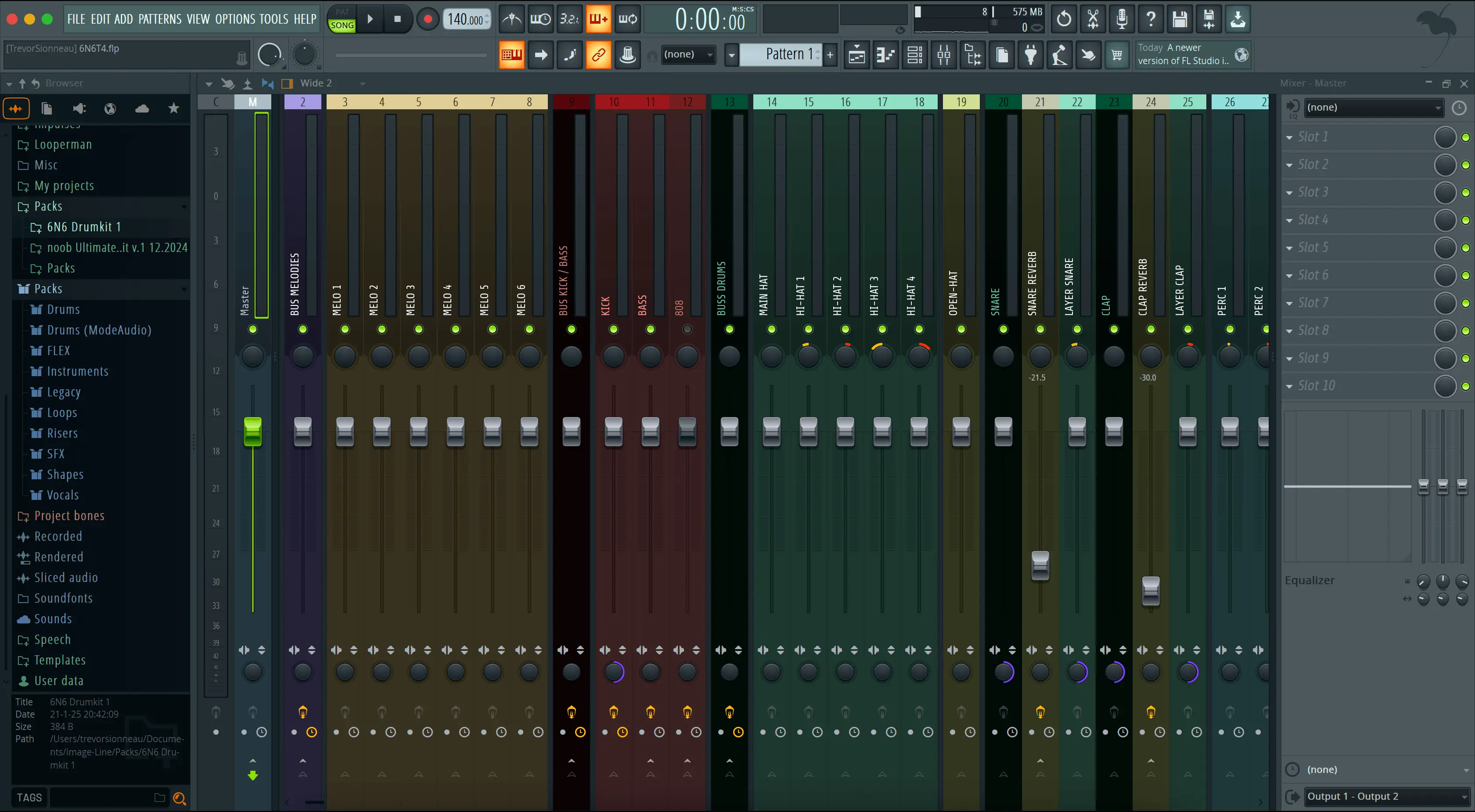 Native Beat - FL Studio Template - 6N6
