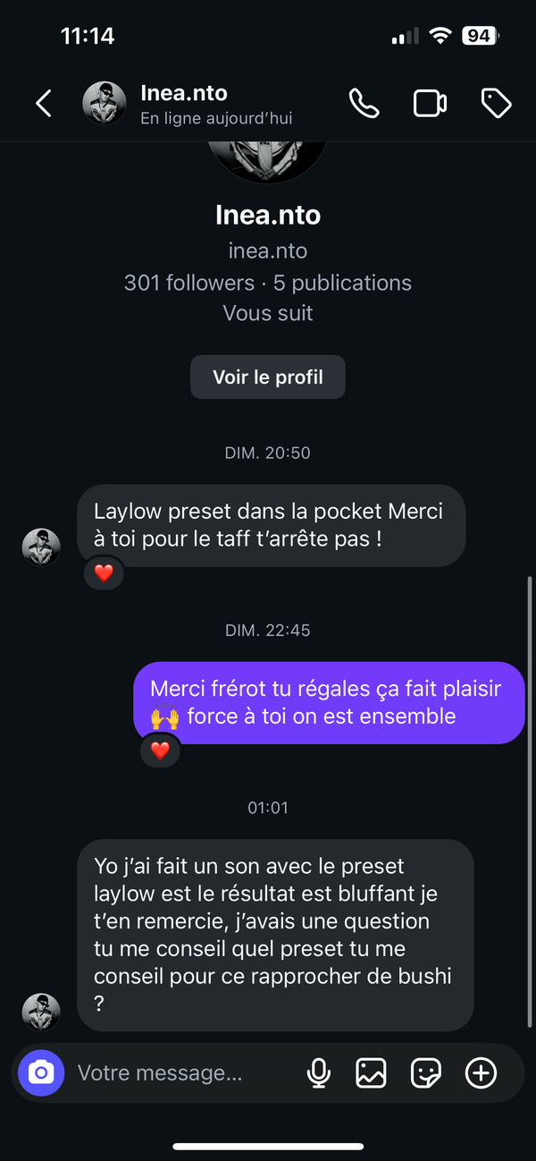 Témoignage 1